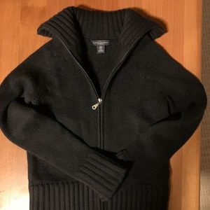 Banana Republic heavyweight black cashmere sweater size S